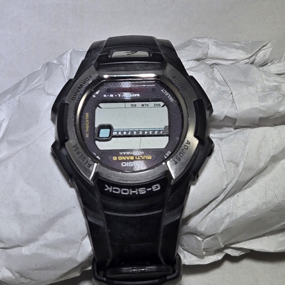 Casio G-Shock GW-M850 Watch Men 42mm Black Alarm Chronograph Digital Solar 3155